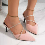 Point Toe Kitten Heels Sandals