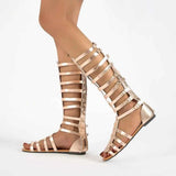 Gladiator Style Buckled Open Toe Sandals