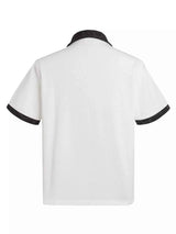 Men's Graphic Leopard Collar Short Sleeve Polo