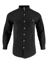 Men's Full Size Striped Button Up Shirt Plus Size
