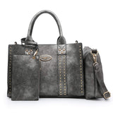 Dasein Womens Soft Vegan Leather Tote Bag Large Handbags Purses Work Shoulder Bag Satchel For Ladies