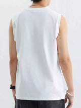 Men's Plus Size Round Neck Tank