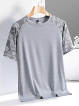 Men's Plus Size Quick-Dry Athletic T-Shirt