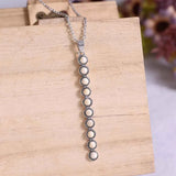 Vintage Style Beaded Bar Necklace