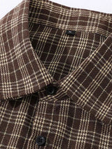 Men's Plus Size Plaid Short Sleeve Shirt