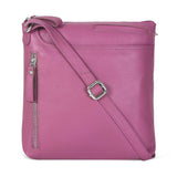Leather Crossbody Bags for Women - Ladies Sling Handbags - Medium Cross body Purses Handbags - Purses For Women