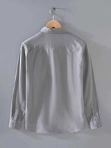 Men's Plus Size Casual Long-Sleeve Shirt