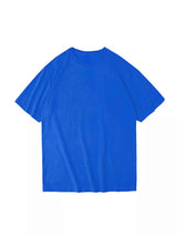 Men's Full Size Classic Crew Neck Solid Color T-Shirt Plus Size