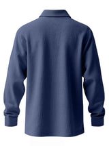 Men's Full Size Classic Long Sleeve Polo Plus Size