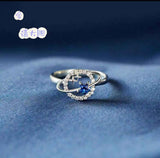 S925 Vintage Saturn Ring - Minimalist Silver Jewelry