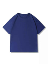 Men's Full Size Classic Crew Neck Solid Color T-Shirt Plus Size