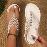 Toe Post Flats Sandals