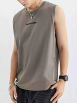 Men's Plus Size Round Neck Tank