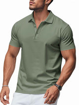 Men's Full Size Classic Fit Short Sleeve Polo Plus Size