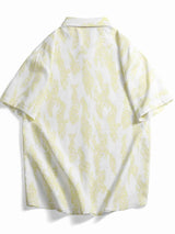 Men's Plus Size Casual Short Sleeve Shirt