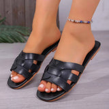 Woven Strap Open Toe Sandals