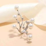 Alloy Pearl Bypass Ring