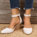 Point Toe Wedge Sandals