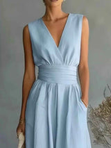 Full Size Sleeveless Wide-Leg Jumpsuit Plus Size