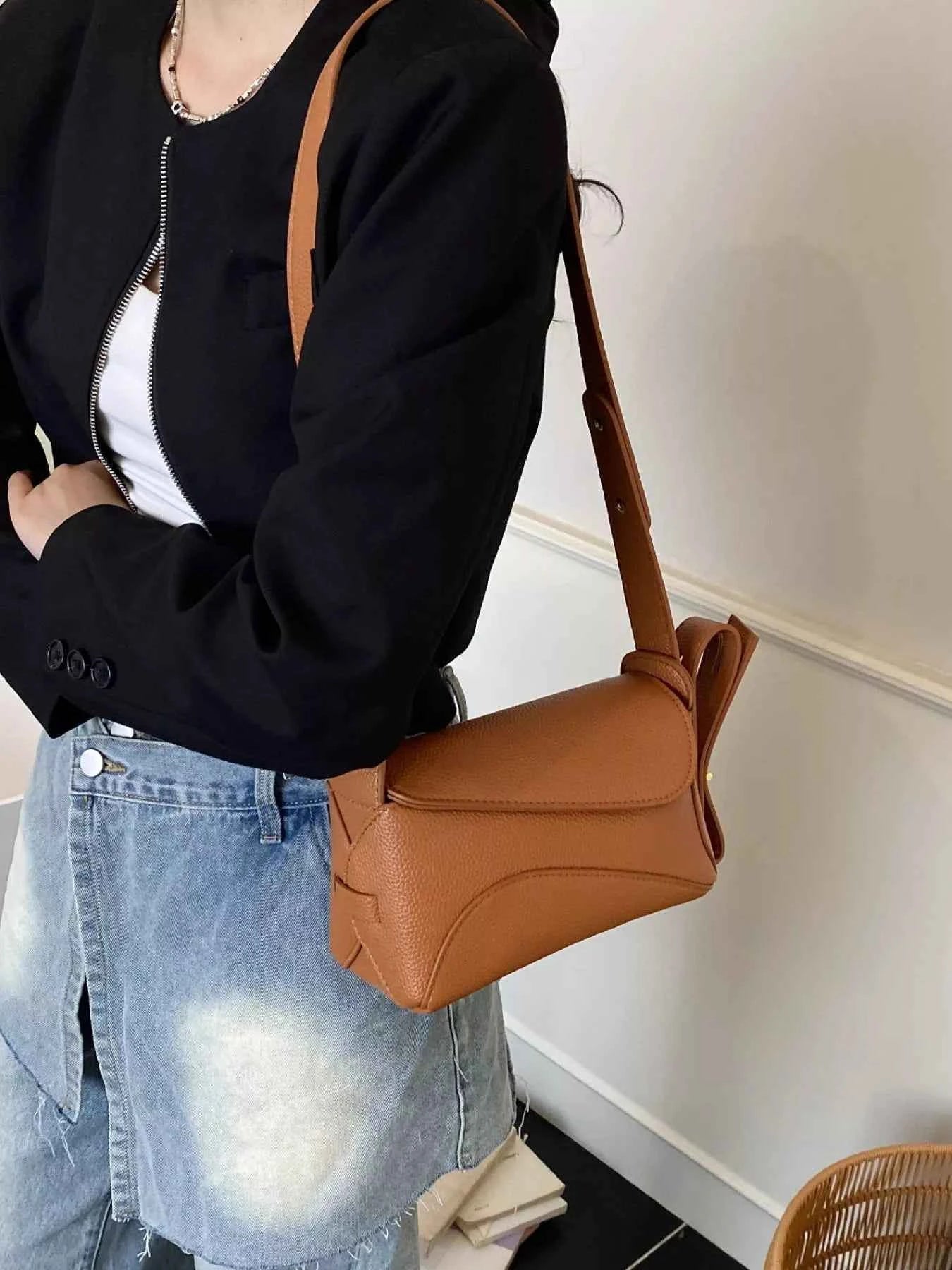 PU Leather Shoulder Bag