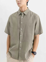 Men's Plus Size Casual Button Up Shirt