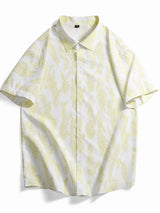 Men's Plus Size Casual Short Sleeve Shirt