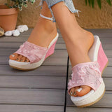 Open Toe Wedge Sandals