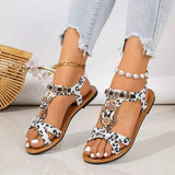Open Toe Flats Sandals