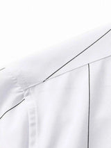 Men's Plus Size Stripe Button-Down Shirt