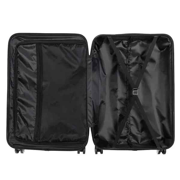 3-in-1 Portable ABS Trolley Case 20inch  24inch  28inch Orange