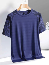 Men's Plus Size Quick-Dry Athletic T-Shirt
