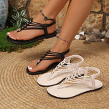 Toe Post Flats Sandals
