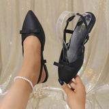 Point Toe Slingback Sandals