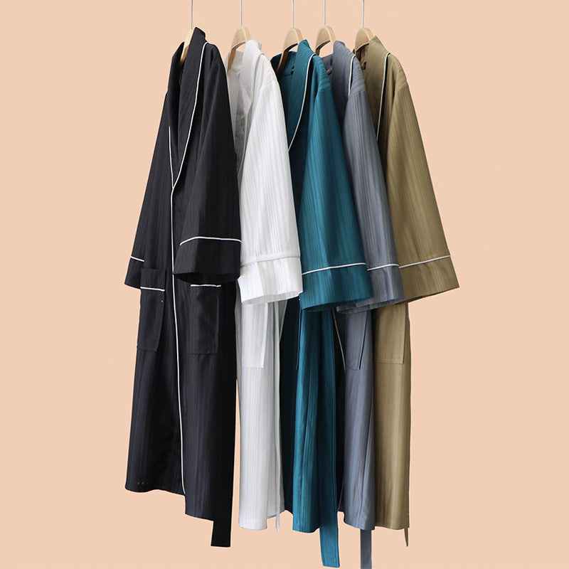 Absorbent Night Robe Mens Thin-Style Couples Bathrobe