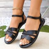 Open Toe Flats Sandals