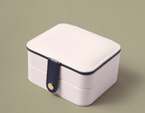Portable Jewelry Box for Earrings and Necklaces, Minimalist