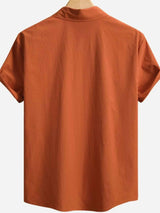 Men's Full Size Short-Sleeve Casual Shirt Plus Size