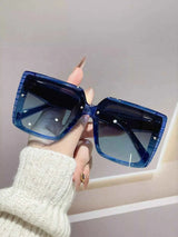 Oversized Gradient Square Sunglasses