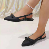Point Toe Slingback Sandals