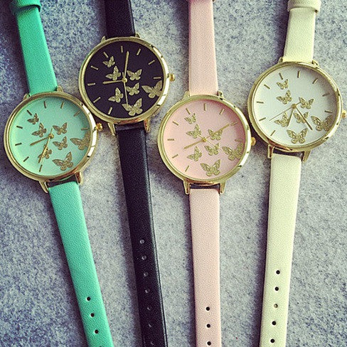 Happy Moments Butterfly Wrist Watches