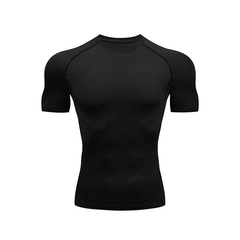 European-size Mens Tight-fitting Long-sleeve Sportswear For Running And Fitness