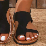 Toe Loop Flats Sandals