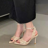 Open Toe Stiletto Sandals