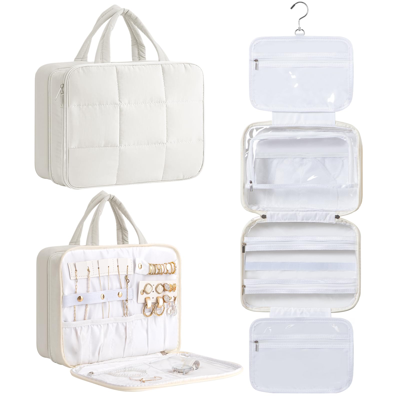 HBlife Travel Toiletry Bag: The Essential Hanging Companion for Stylish Travel - Amaryllisstores