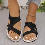 Crisscross Mesh Sandals