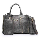 Dasein Womens Soft Vegan Leather Tote Bag Large Handbags Purses Work Shoulder Bag Satchel For Ladies