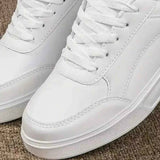 Round Toe Lace Up Sneakers