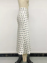 Polka Dot Midi Skirt. Polka Dot Midi Skirt