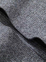 Men's Plus Size Heathered Open Front Longline Knit Cardigan with Pockets