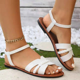 Open Toe Flats Sandals